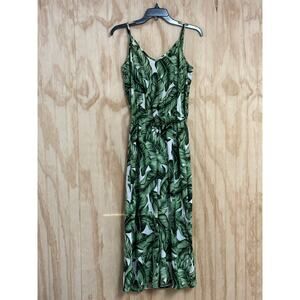 Show Me Your Mumu Women's Leafy Print Crop Jumpsuit Size XS